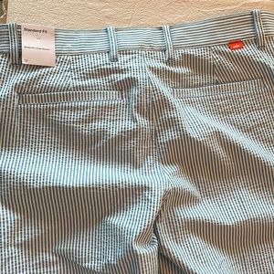 Nike Men’s Dri-Fit UV Chino Seersucker Golf Pants Blue/White 34x34 NWT